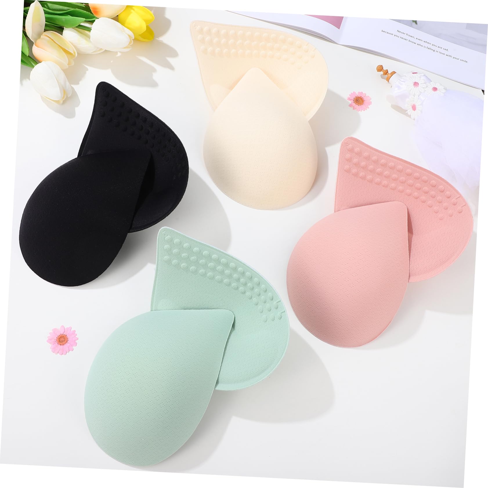 VANZACK 12 pares Inserciones de Sujetador de Almohadillas Cómodas y para Ropa Femenina Adecuadas para Tops sin Tirantes Bikinis y Vestidos de Novia