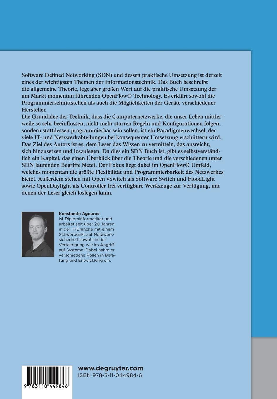 Software Defined Networking: SDN-Praxis mit Controllern und OpenFlow (De Gruyter Praxishandbuch)