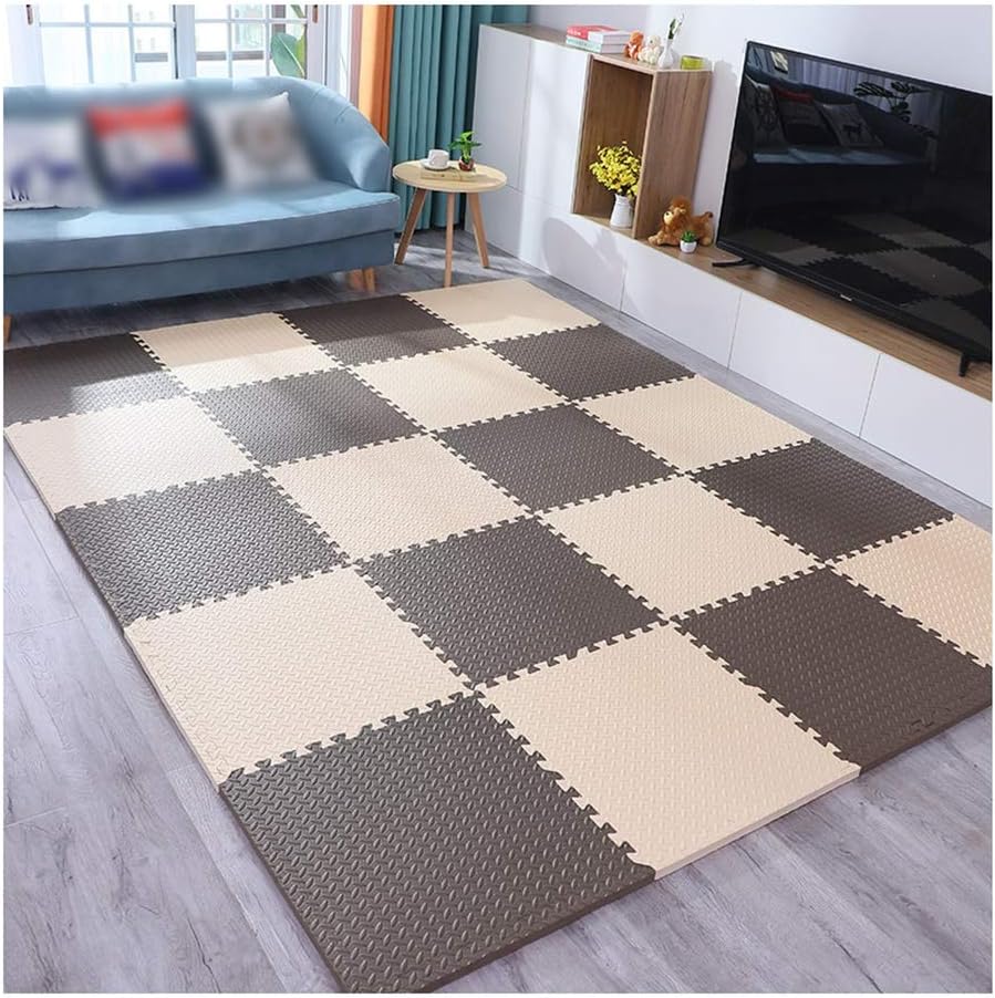 ALGFree Foam Play Mat Tiles Interlocking Floor Mats for Children Baby Kids Activity Playmats Soft EVA, Multicoloured (Color : A, Size : 60x60x2cm-16pcs)