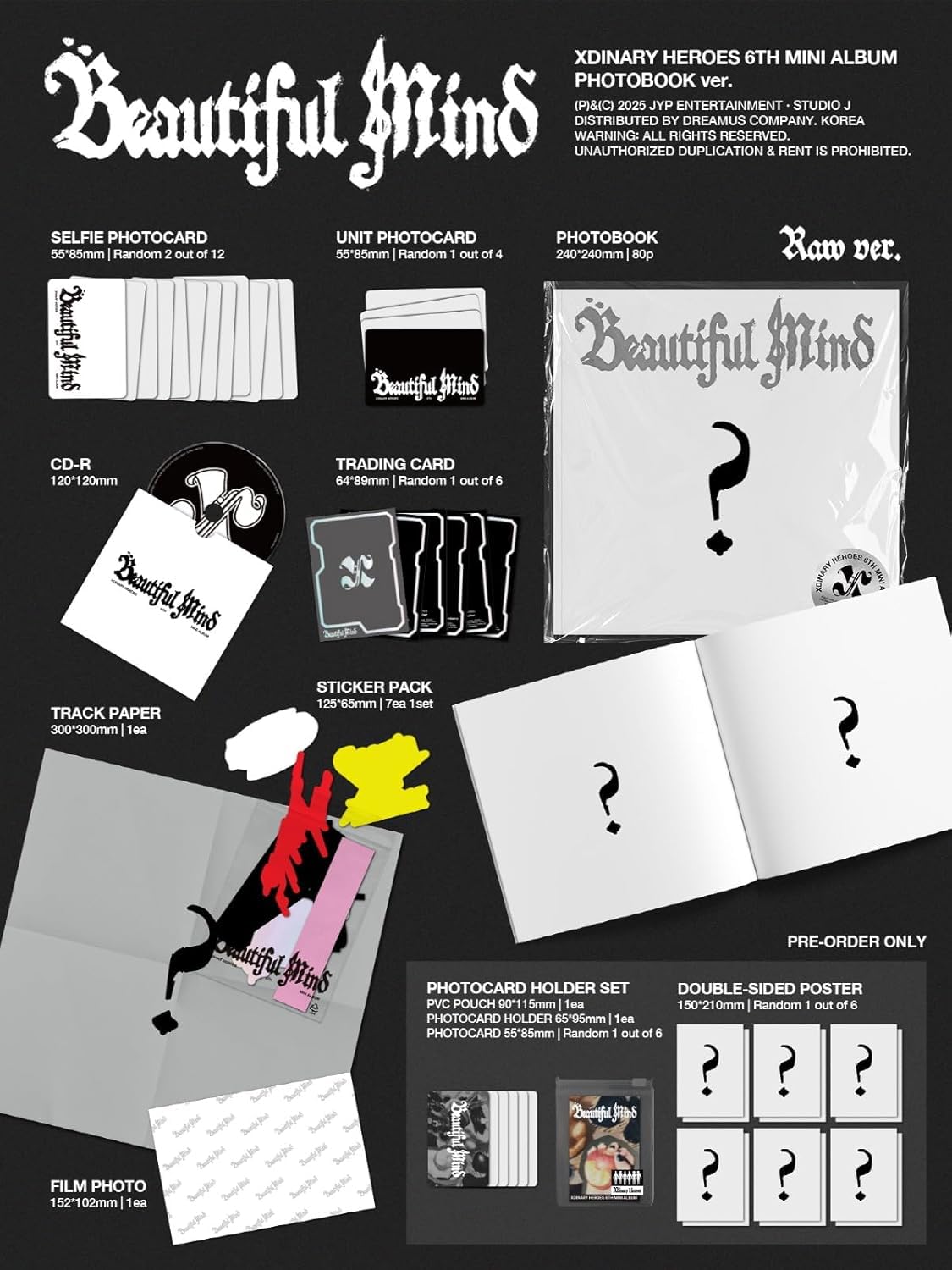 Xdinary Heroes Beautiful Mind [Photobook ver.] 6th Mini Album