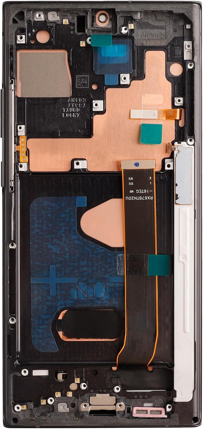 [Supports Fingerprints][with Frame] New Duotipa OLED Display Screen Digitizer Assembly for Galaxy Note 20 Ultra 5G LCD Diaplay for N985F/DS N986U N986U1 N986B/DS N986W with Technical Repair Tools Kit.