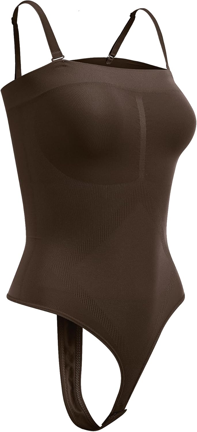 Strapless Bodysuit for Women Tummy Control Shapewear Body Shaper Tank Top - Image 5