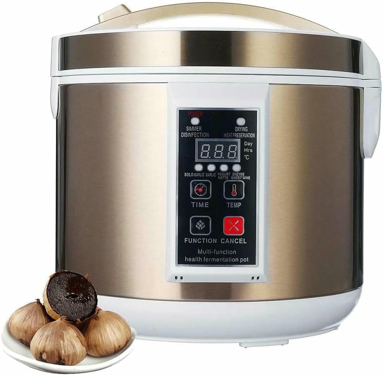 Fermentation rapide de 7 jours pour ail noir maison réussi avec cette machine 6L