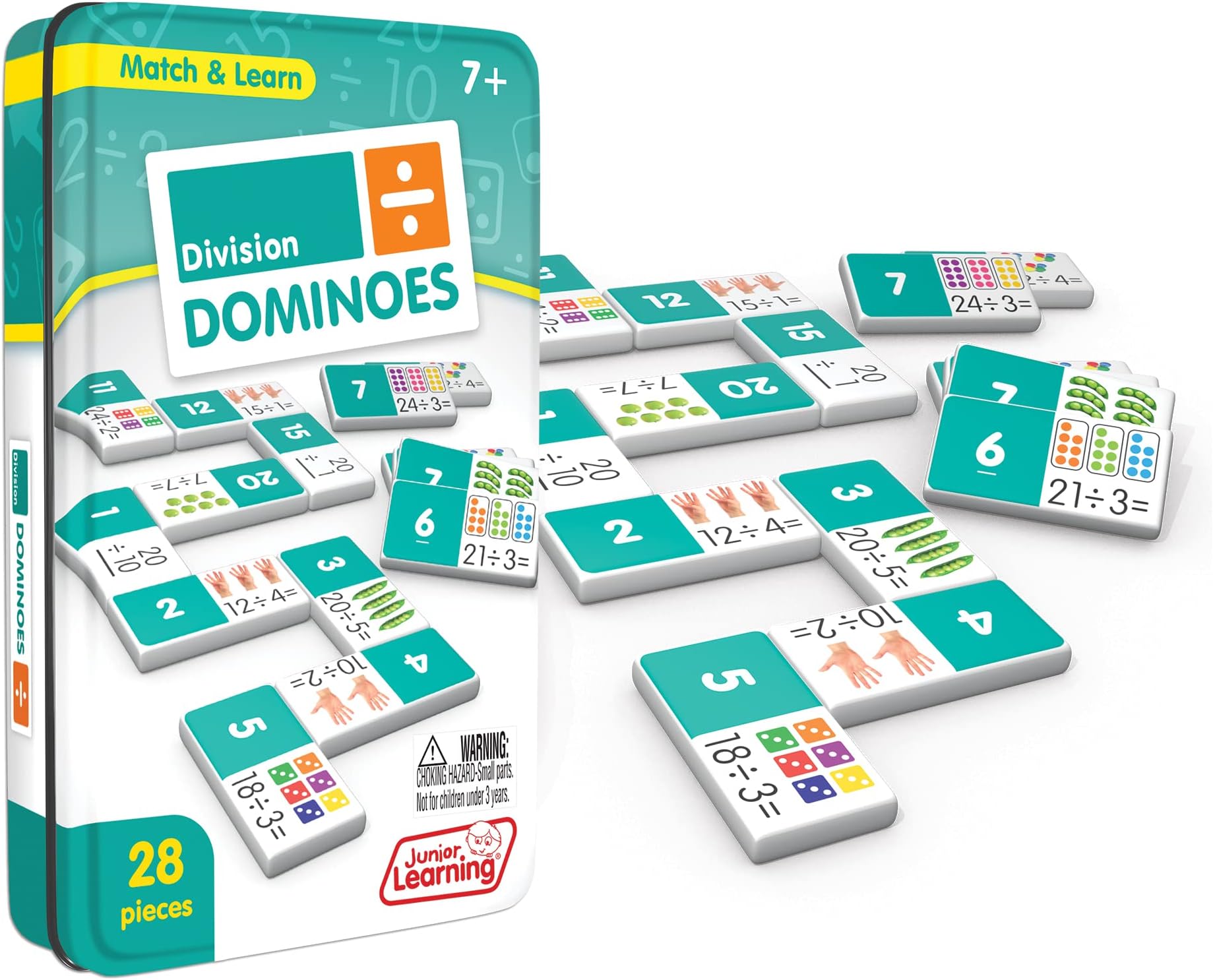 Division Match & Learn Dominoes, Multi