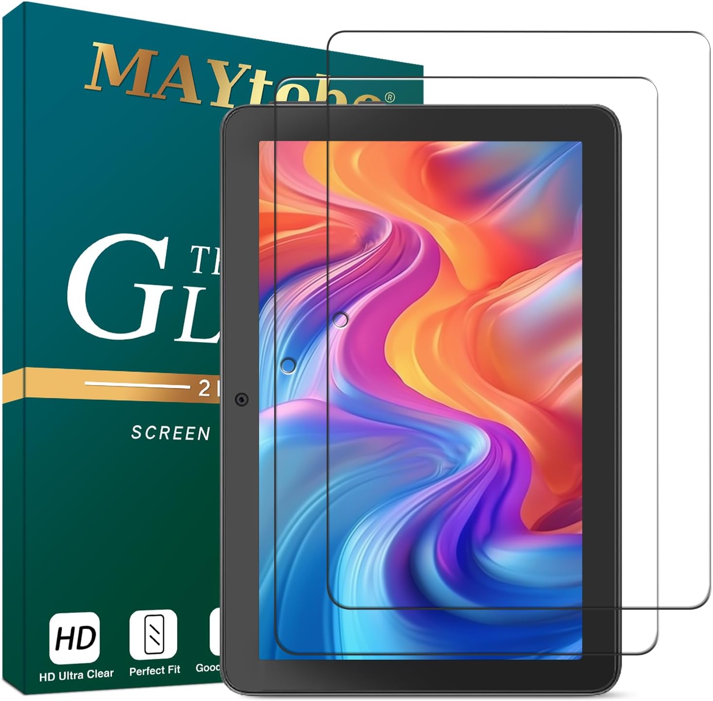 Protector de Pantalla de Vidrio Templado para Fire HD 8 (2 Pack)