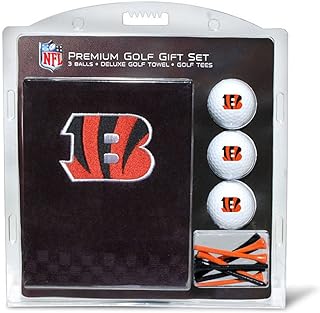 Team Golf Premium NFL Gift Set: Embroidered Deluxe Towel, 3 Balls, 14 Tees (2-3/4" Reg.)