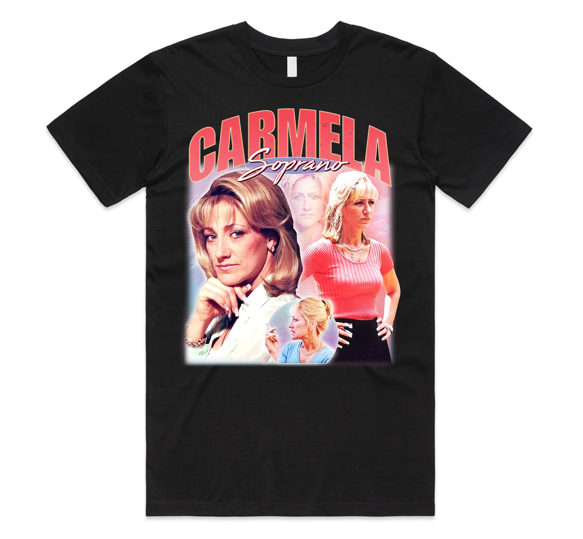 Sanfran ClothingCarmela Soprano Homage Top TV Show Gift Adult Unisex 90's Vintage T-Shirt