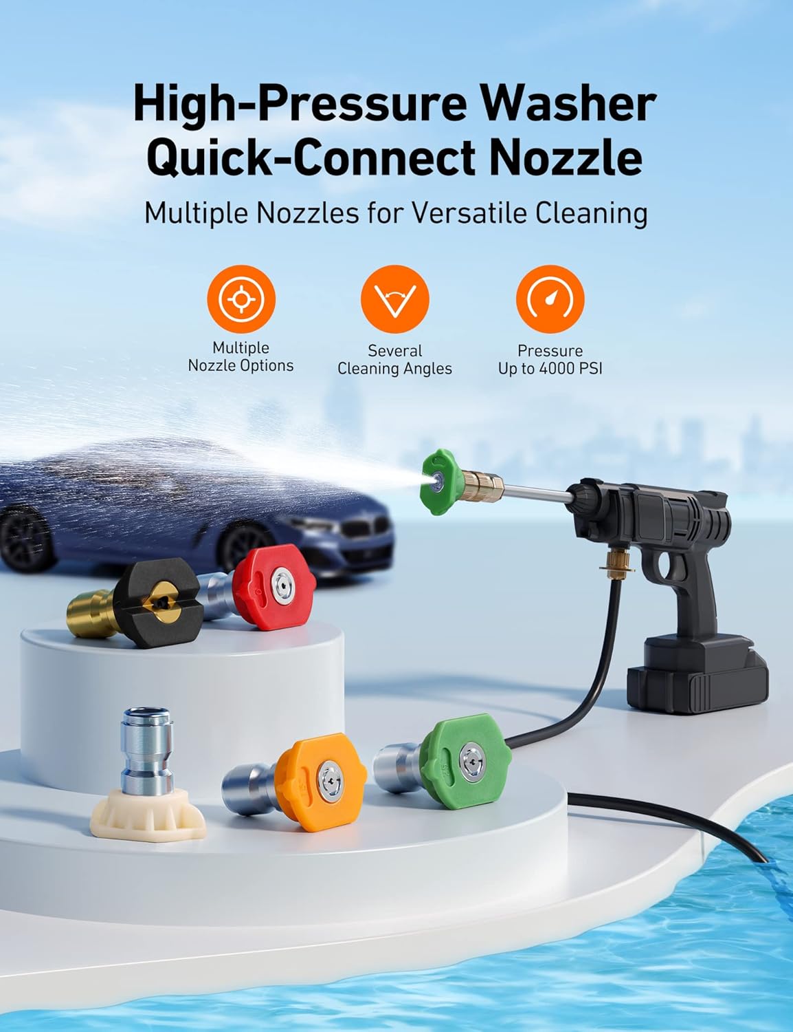 AstroAI Foam Gun and Pressure Washer Spray Nozzle