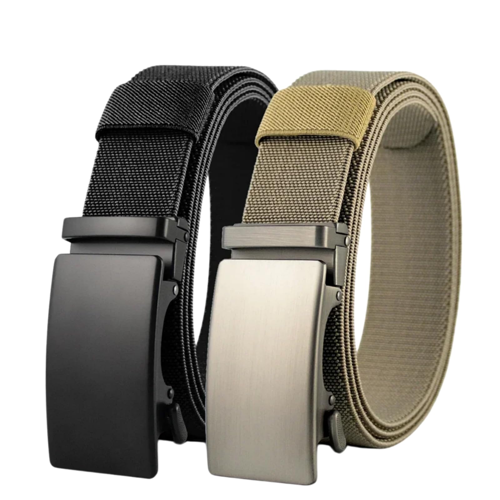 Gürtel Sport Elastischer Metall Automatische Schnalle Harte Stretch Nylon Männer Große Größe Gürtel-hqyq1tlbkkh-115cm