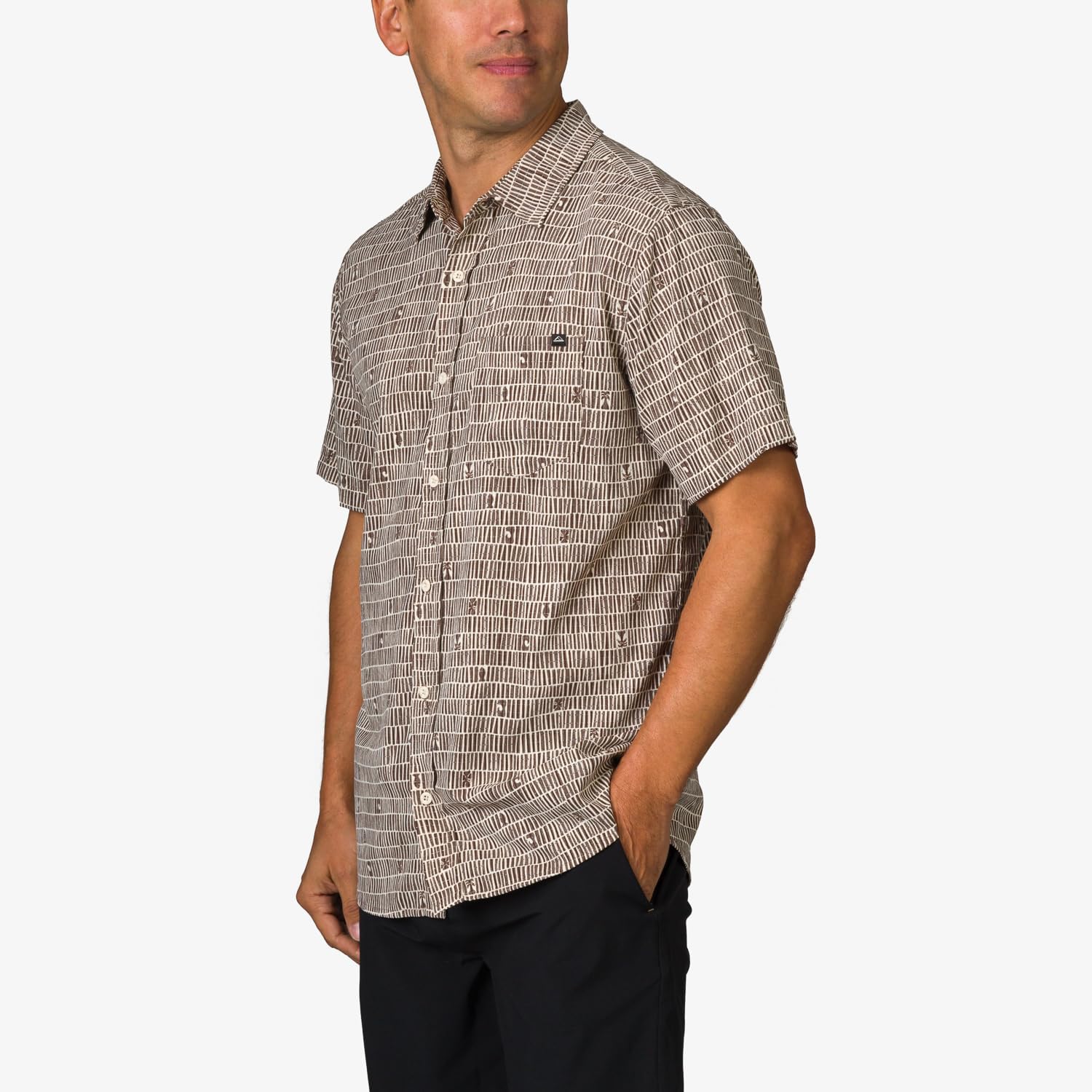 Reef Mens Reef Ferris Short Sleeve 1 Pocket Classic Shirt - Image 2
