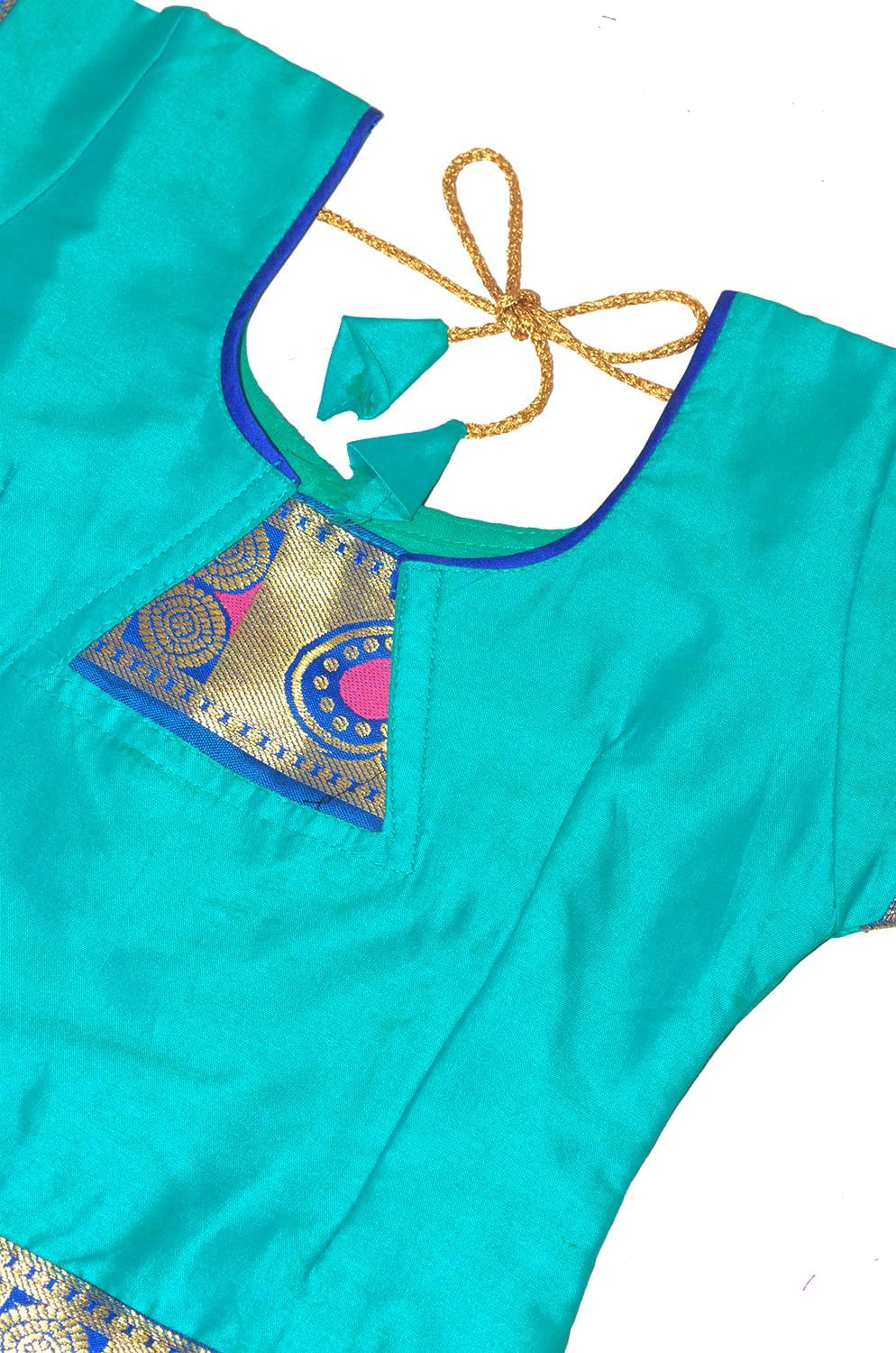 Chandrakala Lehanga Pattu Pavadai For Girls Kids South Indian Dress, (KL113-P) image 4