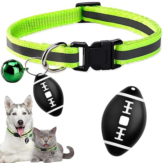 GPS Tracker Katze Hund, Mini Hundetracker ohne ABO, GPS Tracker Hund mit iOS und Halsband Inkludiert, Positionsverlauf, Bluetooth Haustierortungsgerät
