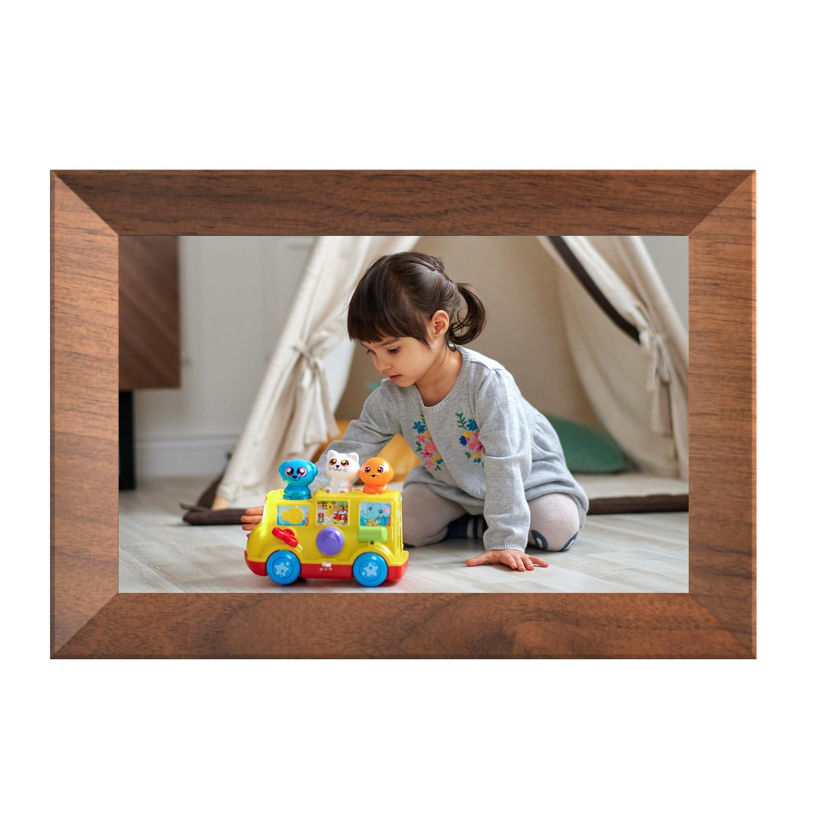 KODAK CF102P 10.1" Ramka Cyfrowa na Zdjęcia WiFi Elektroniczna Fotoramka Dotykowa IPS Cyfrowy Album Foto Aplikacja do Przesyłania Zdjęć Odtwarzacz Filmów Muzyki 32 GB