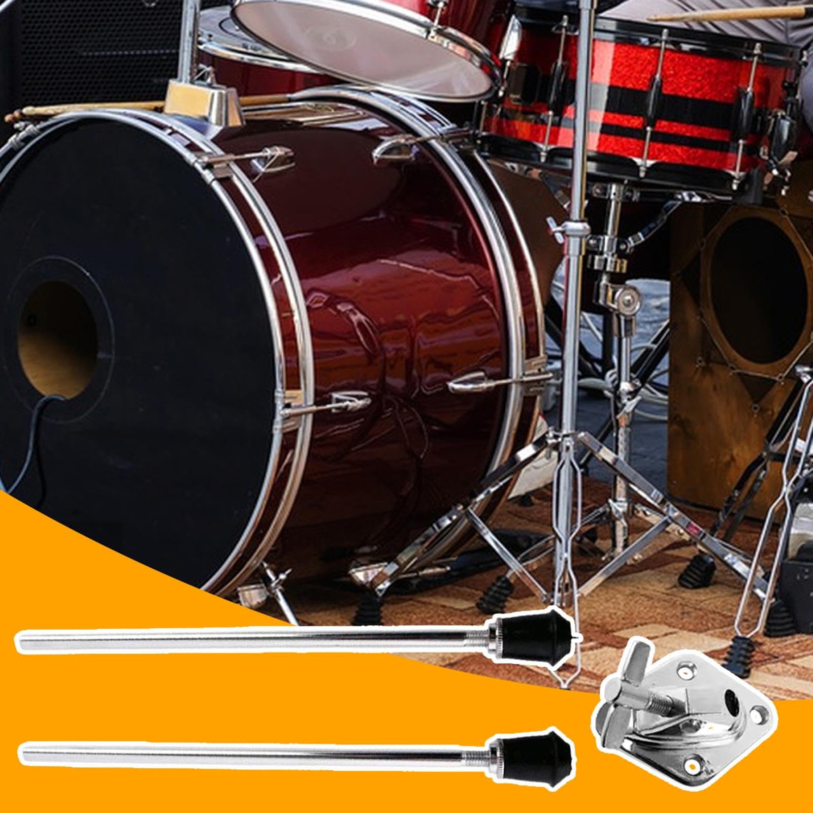 【超美品】LPバタドラムセット（スタンド＆ケース付き） Amazon | Pearl EXPORT EXX725S/C #33 Pure White シンバル付き