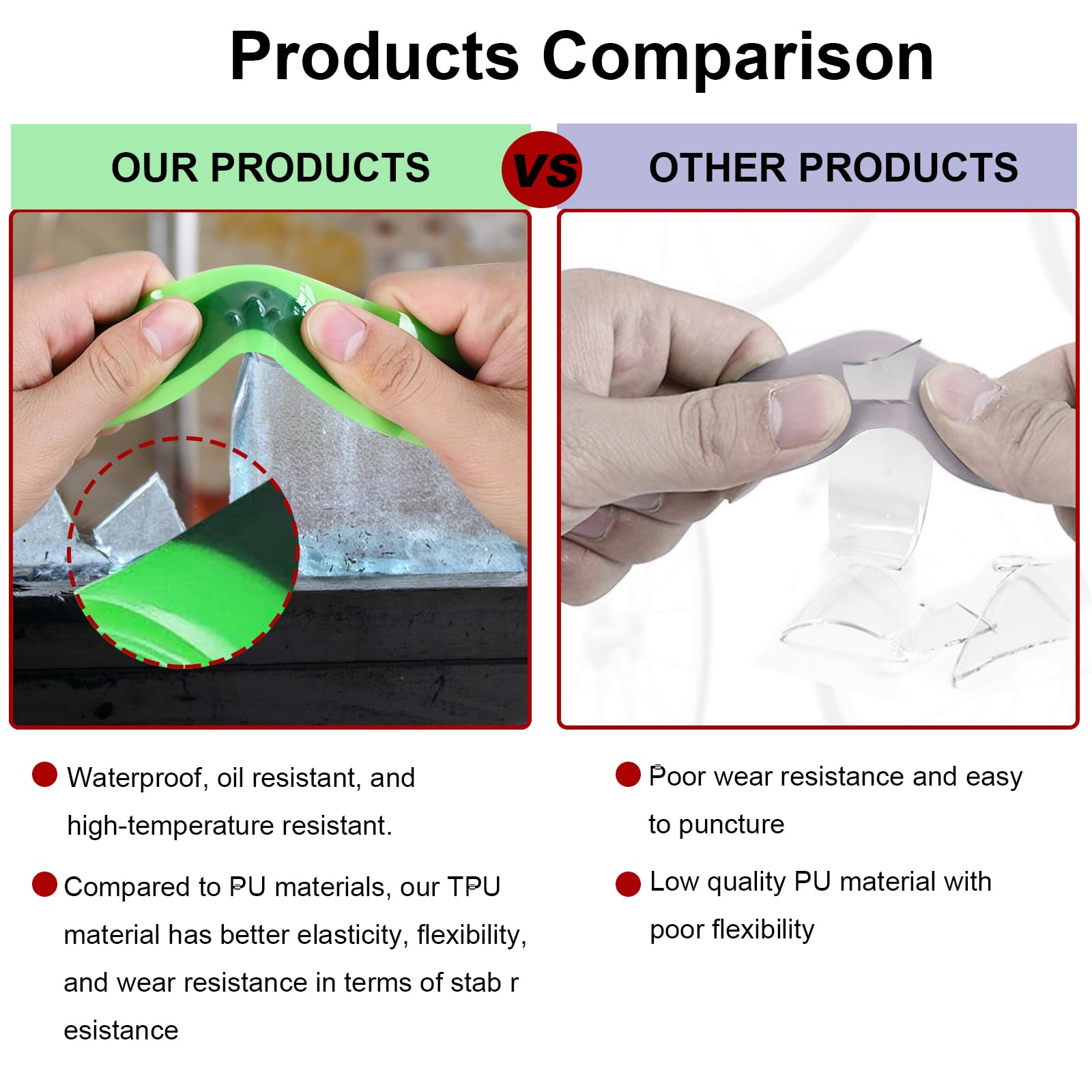 4 rollos de forro para neumáticos de bicicleta, protector plano de tubo interior para bicicleta que ayuda a prevenir pinchazos y pinchazos, compatible con el tubo interior del neumático con forro de