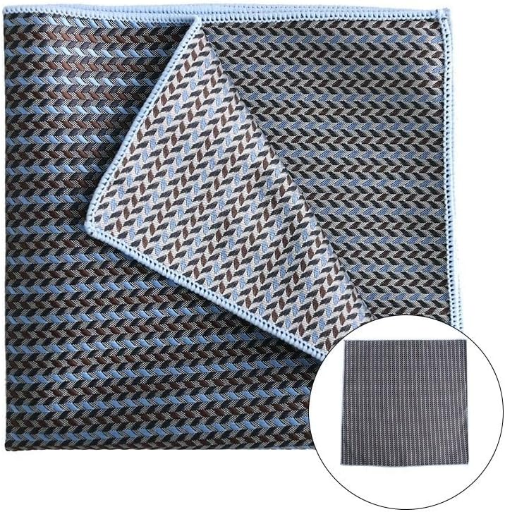 Men's Retro Business Suit Pocket Square Polyester Handkerchief Square Wedding Business Suit Accessories