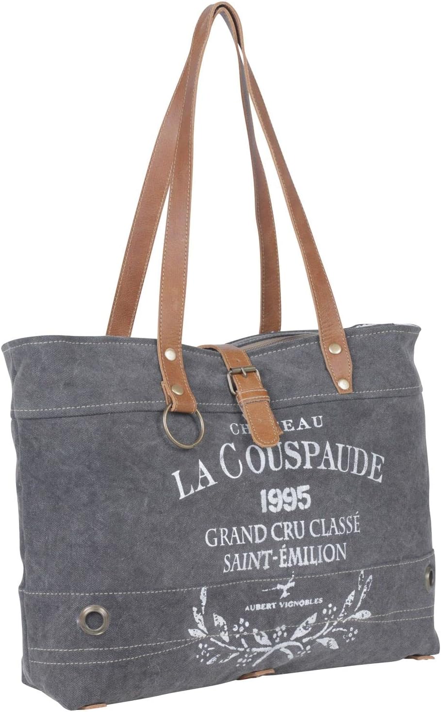 Myra Bag Grey Shadows Tote Bag S-3994