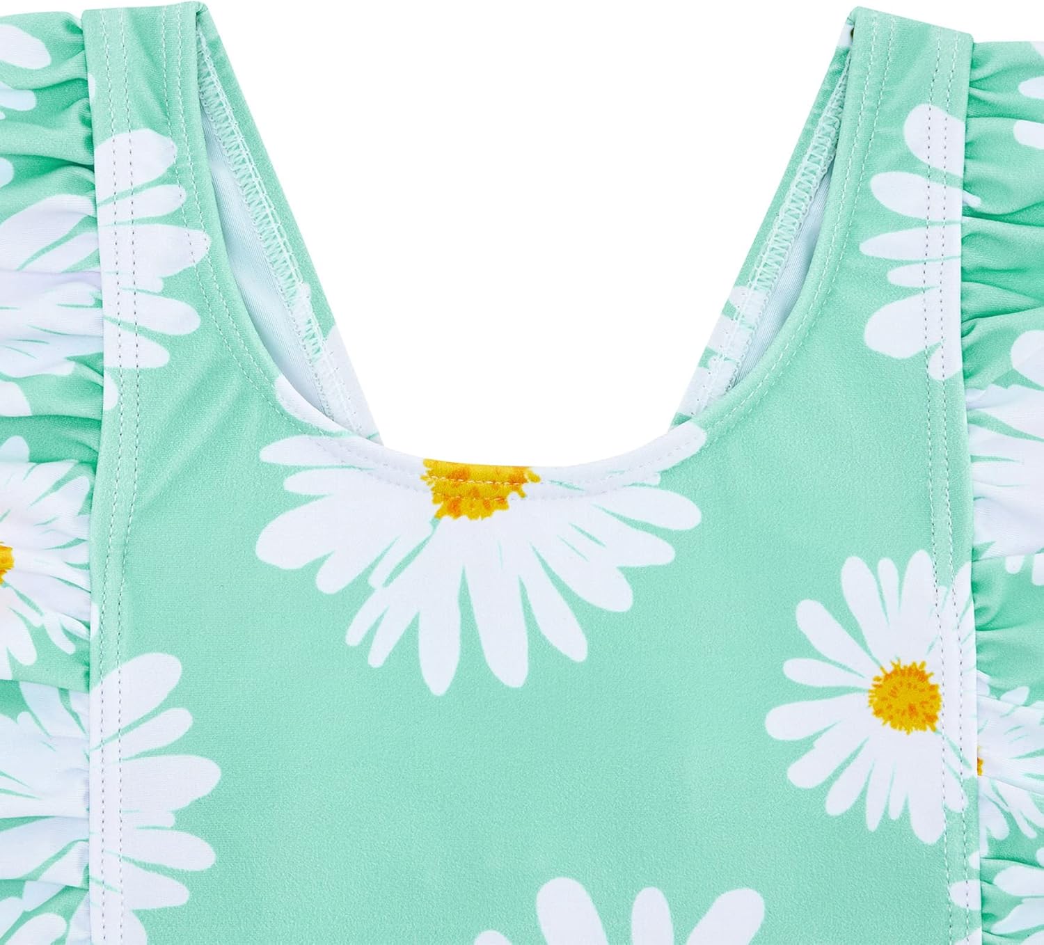 RAISEVERN Baby Girls Swimsuit Ruffles Bathing Suits Cute Beach Sport Swimming Backless Summer One Piece Swimwear 2-7 Years - Image 2