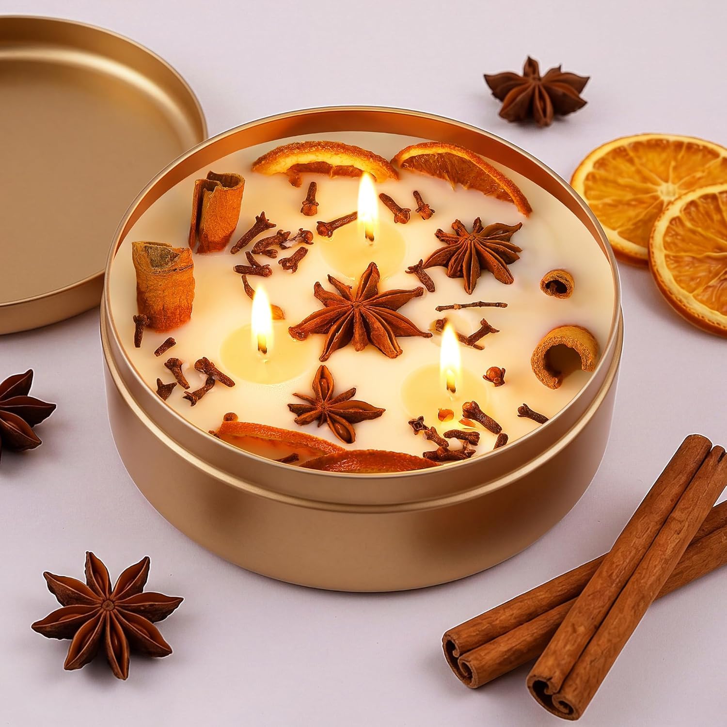 CANDLE CABINETS Witch's Brew Candle, 16 OZ Energy Large Candle with Orange Cinnamon Clove Star Anise, 3 Wick Scented Candles Witch Candles for Ritual Healing Care Blessing, Witches Witchcraft Gift-image-39