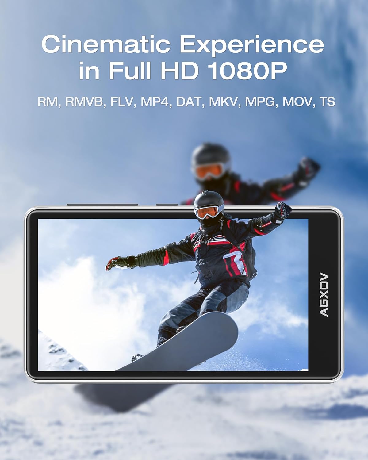 144GB MP3 Player with Bluetooth and WiFi,MP3 & MP4 Players with 4.02-inch Touchscreen and Speaker,Spotify Music Players with Pandora,Audible,Amazon Music,Spotify,Play Store,Up to 1TB