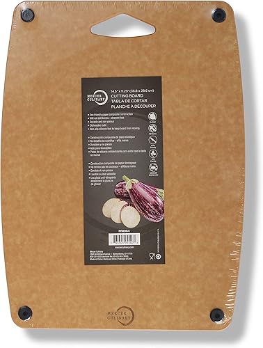 Vista 74 de Mercer Culinary Tabla de cortar compuesta 11 3/4" x 9 1/4" NSF Marrón