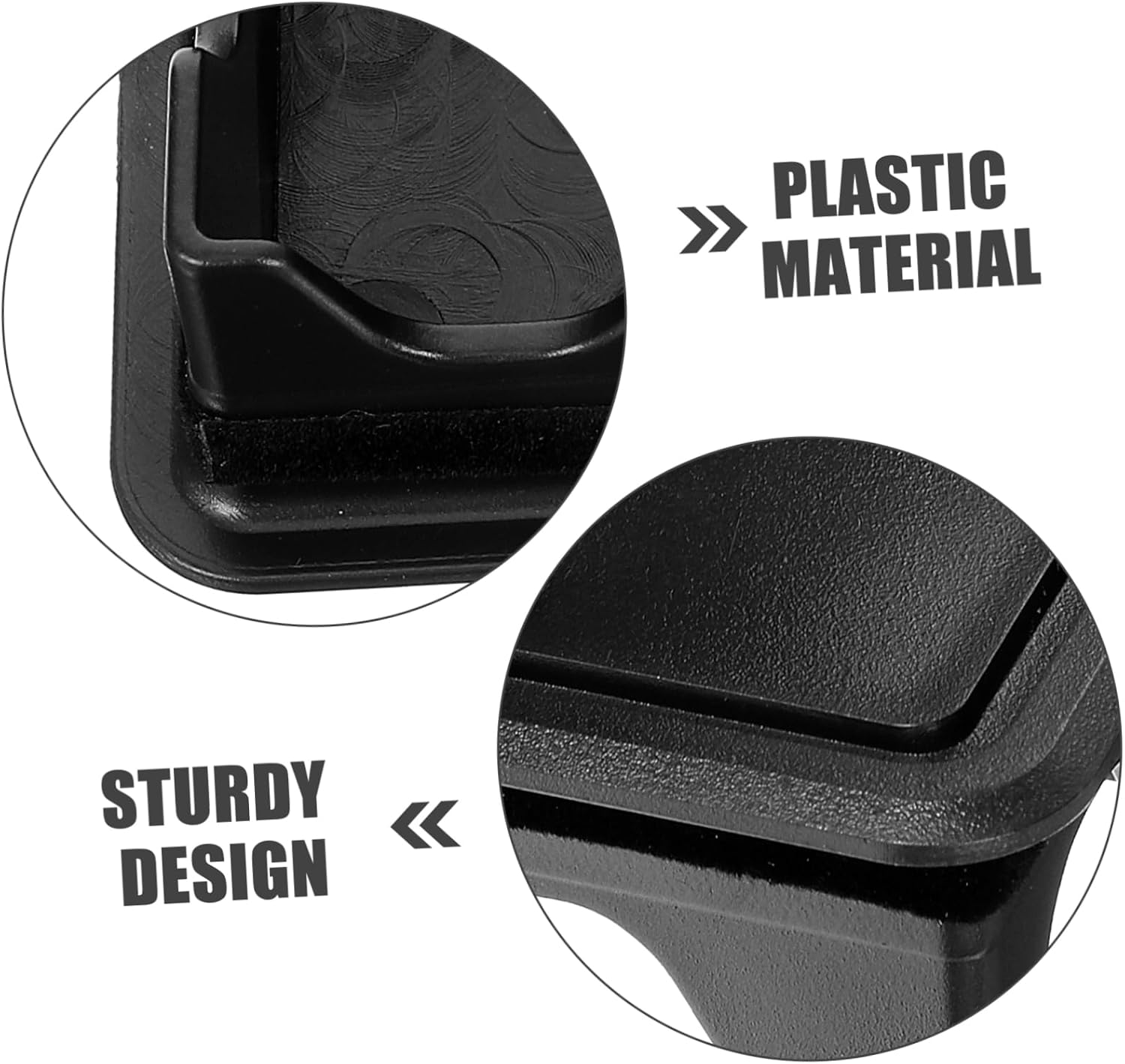 VOSAREA 1Pair Replaceable Stake Pocket Cap Protective Truck Bed Parts for RAM Durable Rear Bed Rail Caps to Prevent and Damage