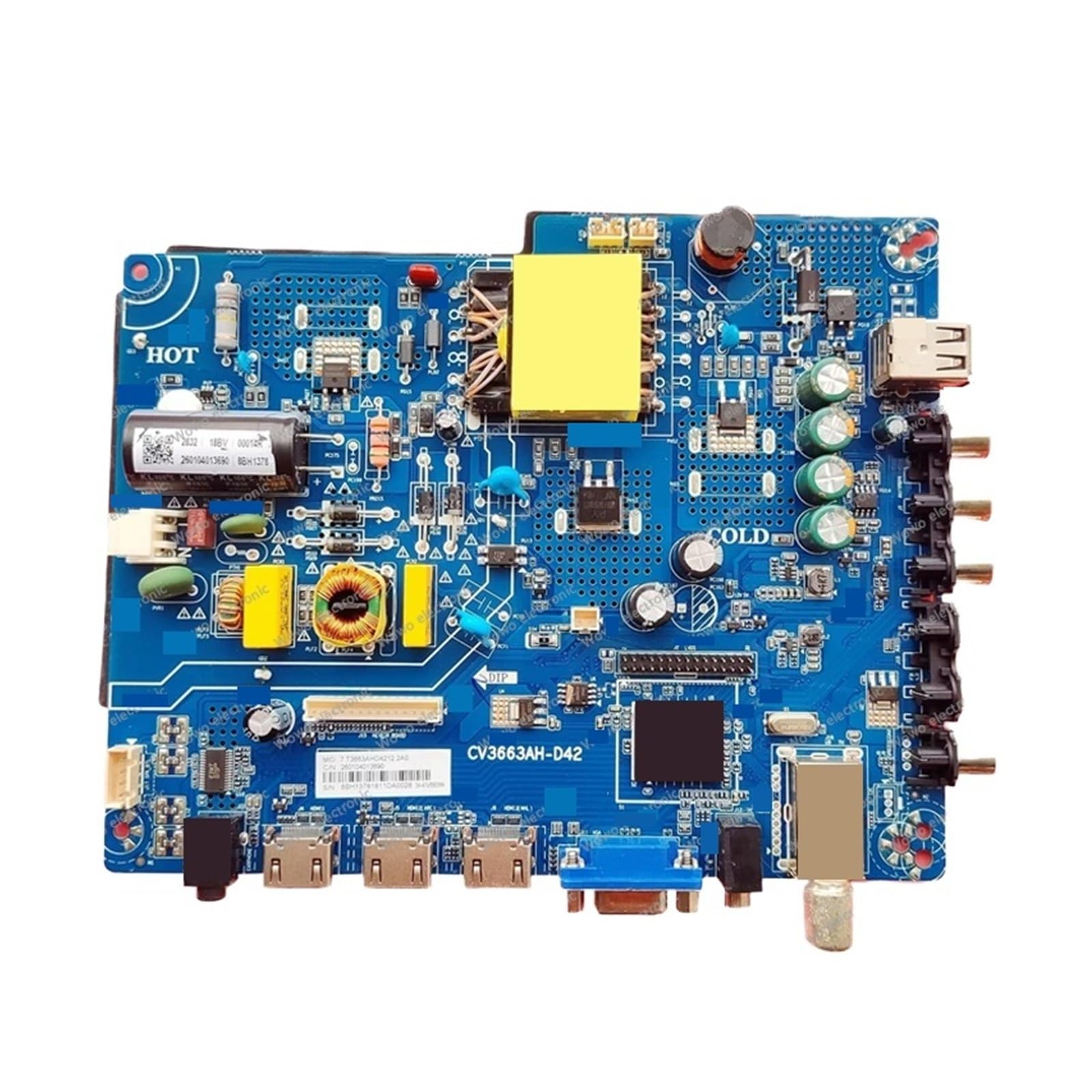Carte mère CV3663AH-D42 pour réparer un téléviseur LCD en panne d'onduleur