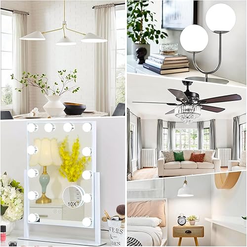 Miniatura 3 de MAXvolador Bombillas LED E12 equivalentes a 60 W, color blanco neutro 4000 K, bombillas de candelabro de base pequeña CRI de 600 lúmenes, 6 W no