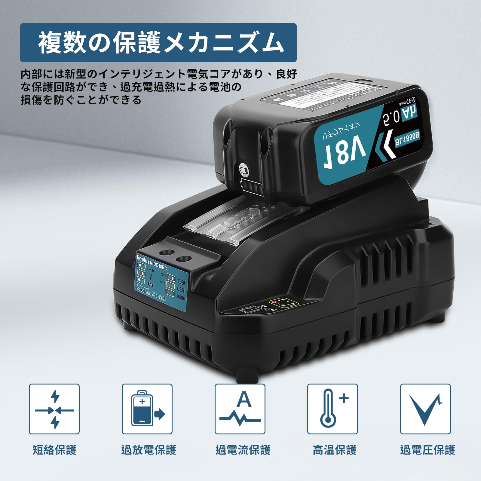 Amazon | Powayup ブロワー 充電式 ブロワー 互換 マキタ 18バッテリー 