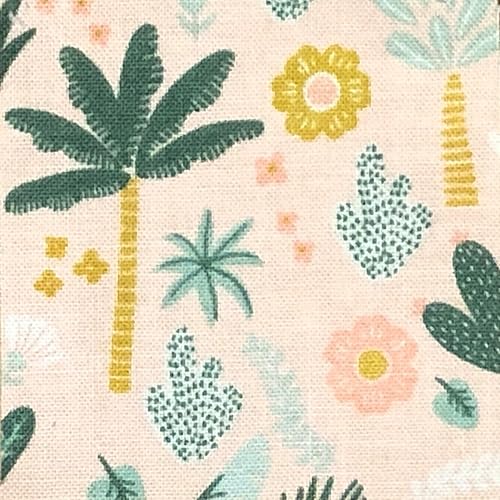 Miniatura 2 de Paquete de mini dijes de 2.5 pulgadas, cuadrados de acolchado troquelados, 100% algodón para acolchado, paquete de tela (hibisco)