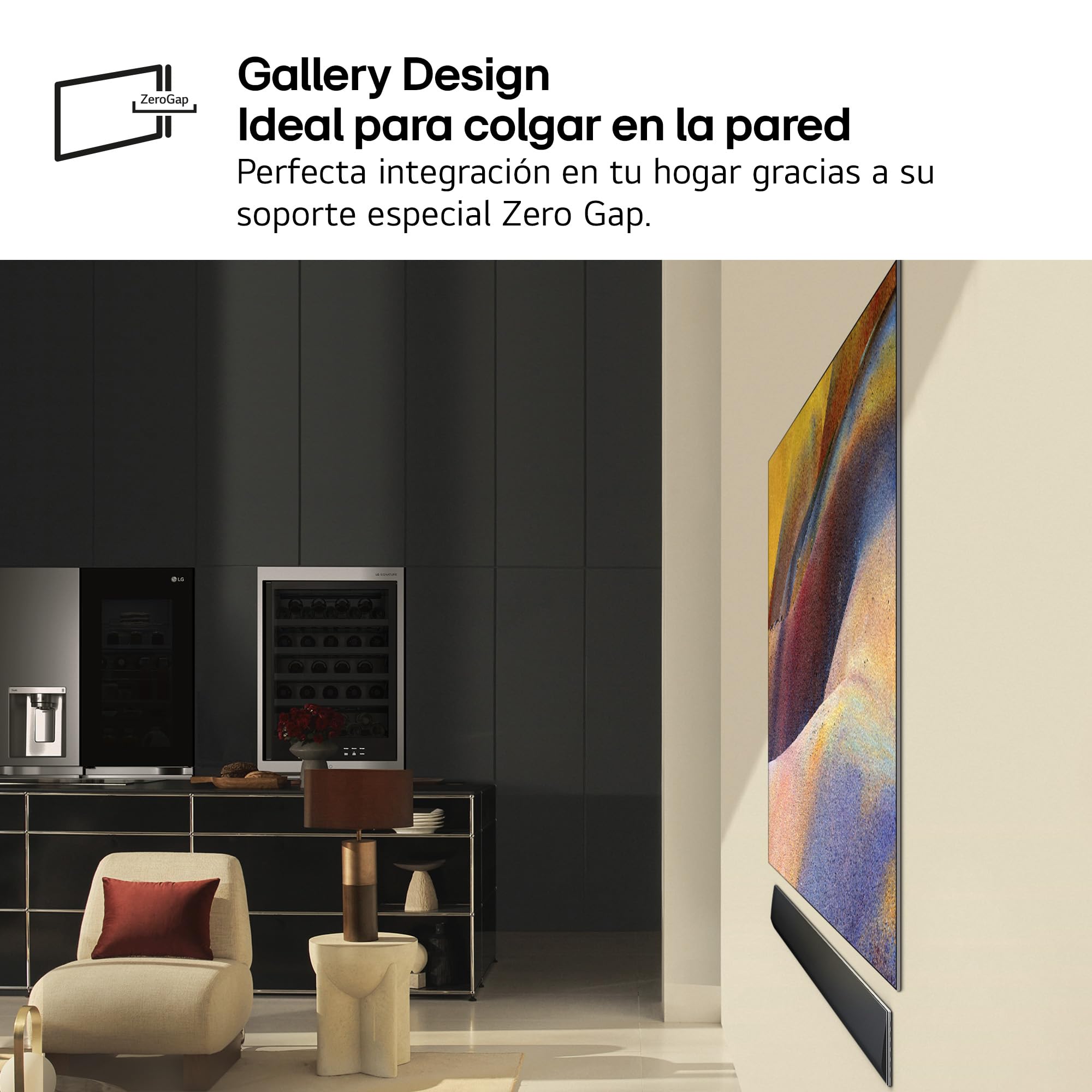 LG OLED55G46LS, 55", OLED EVO* 4K, Serie G4, Smart TV, WebOS24, Procesador a11, Dolby Vision, Dolby Atmos, webOS 24, 3840X2160,TV Gaming, 144 Hz, Negro