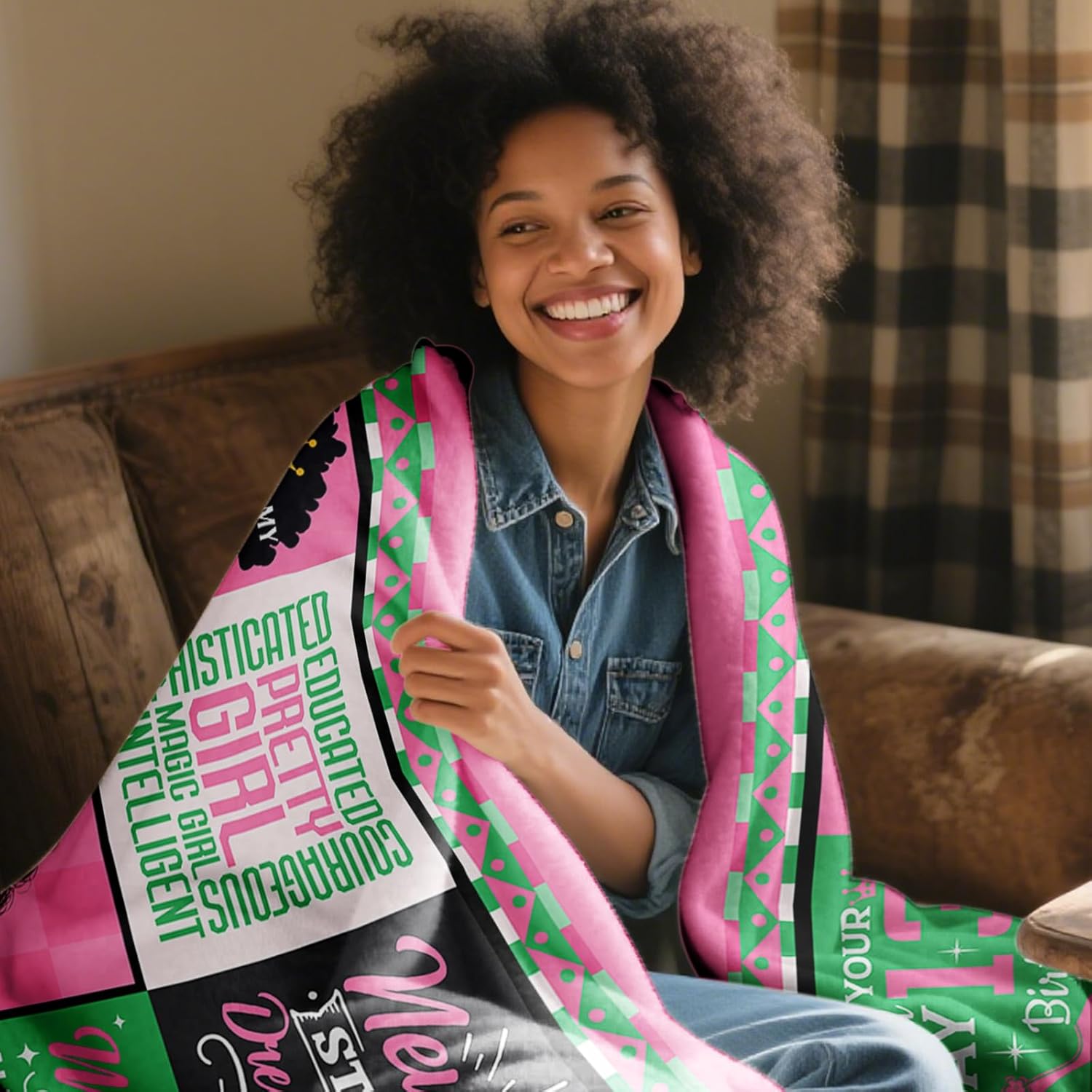 African American Sweet 13 Gifts for Girls, 13th Birthday Gifts for Black Girls, 13 Year Old Girl Birthday Gift Ideas, 13th Bday Decorations, Bday Presents for 13 Year Old Blanket 50"X60"