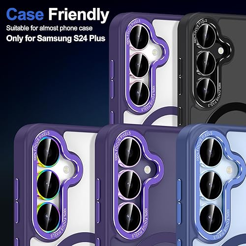 Vista 1375 de para Samsung Galaxy Z Flip 7 Protector de Lente de Cámara, Cubierta de Lente de Vidrio Templado con Anillo de Metal Individual, [Fuerte Adhesión] 1