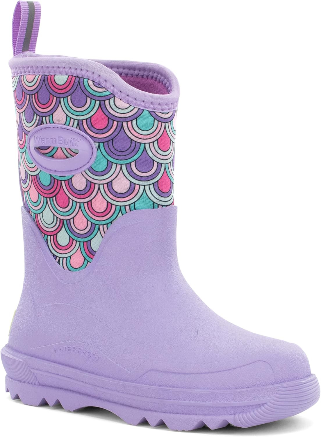 Western Chief Kids Traverse Neoprene Cold Weather Boots – Waterproof, Insulated, Warm, and Comfortable Winter Boots for Girls & Boys, – Kids Rubber Rain Boots with Fleece Lining
