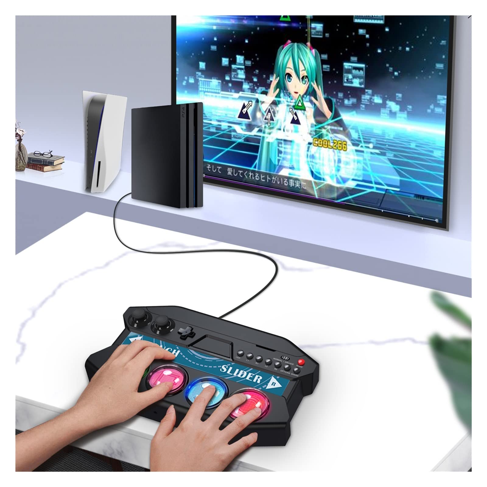 プレステ4 ゲームTV コントローラー　全箱付き Amazon | ワイヤレスコントローラー (DUALSHOCK 4) マグマ・レッド