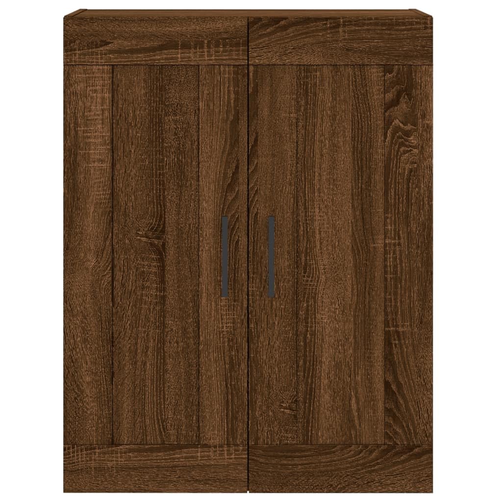 Credenza versatile da parete, 69,5 x 34 x 90 cm, materiale in legno per cucina, soggiorno, soggiorno