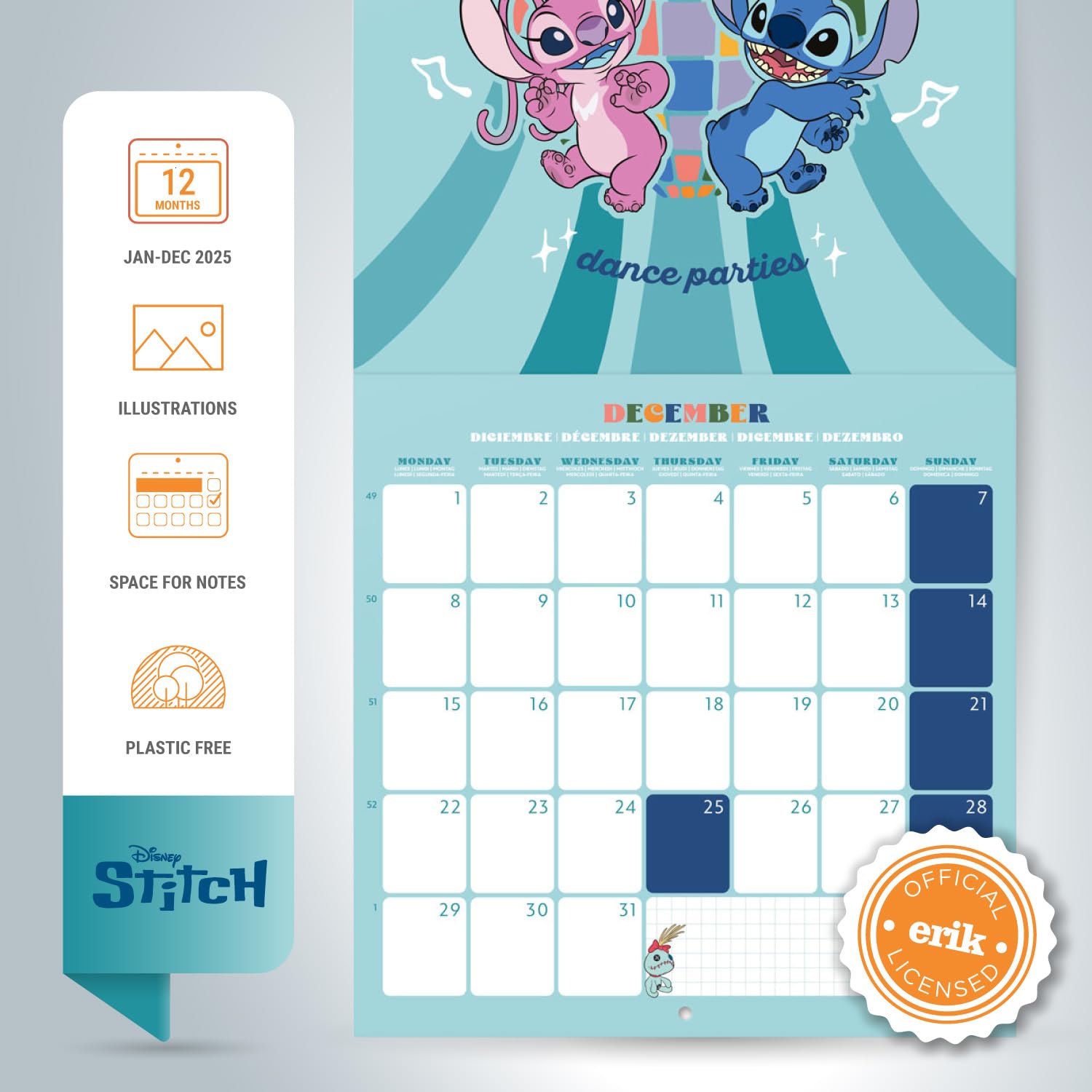 Stitch Calendar 2026 - Deluxe Disney Lilo & Stitch Philippines - View #5