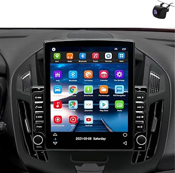9.7" Android 13 Car Radio Stereo for Ford Transit 2014-2018 | Touch Screen Stereo with Wireless CarPlay & Android Auto, Bluetooth/WiFi/GPS/SWC/FM/RDS/Backup Camera 2+64G