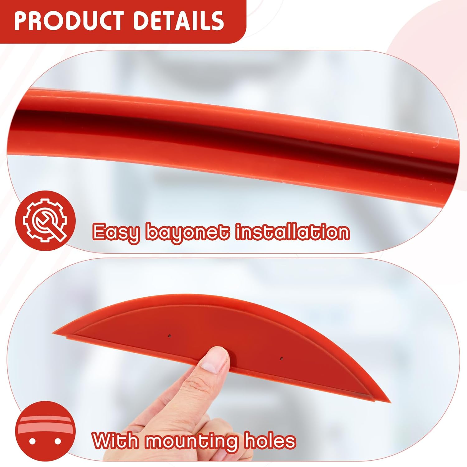 2 Pcs M11 Door Gasket Kit Compatible with Midmark M11 Ultraclave & M11d Steam Sterilizers, Includes Door and Dam Gasket, Made from 100% High Quality Synthetic Silicone