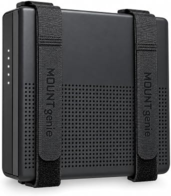 Premium Universal Wall Mount | Routers, Modems, Game Consoles & More 5-Pack, Black