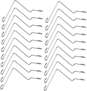 20PCS Beehive Frame Holder,Stainless Steel Bee Hive Frame Grip,Stainless Steel Beehive Connector Bend Wire Holder Fastener for Wooden Beehive Tools