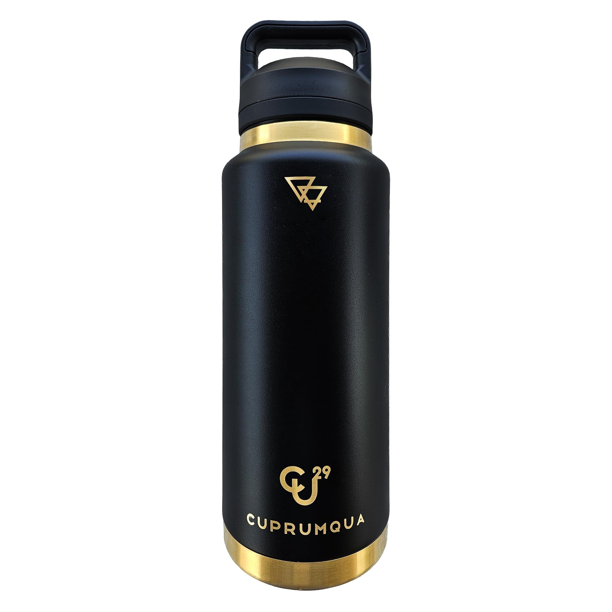 cuprumqua copper infused Water Bottle (black)