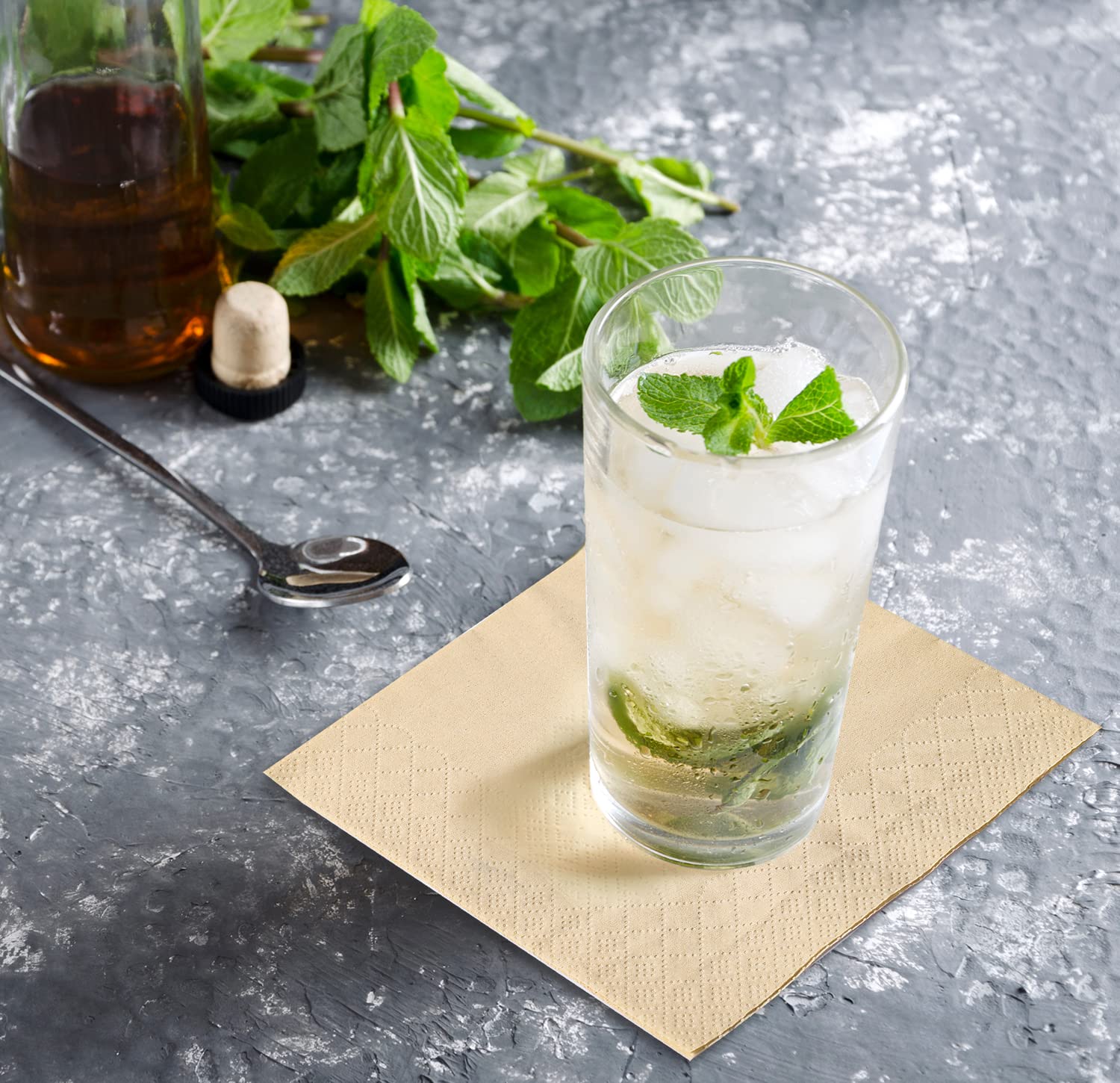 600 Tovaglioli In Bambù Eco-Friendly - Biodegradabili E Morbidi Per Feste, Bar E Ristoranti - Foto 5