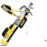 Sunday Golf Stand Bag- Lightweight Easy Carry Bag with Padded Strap, Durable Pitch &Putt, Practice Ranger Par 3 & Executive Courses for Men & Women–31.5 inches Tall