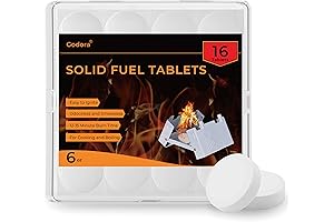Godora Solid Fuel Tablets: Compact and Long-Lasting Heat for Camping and Emergencies