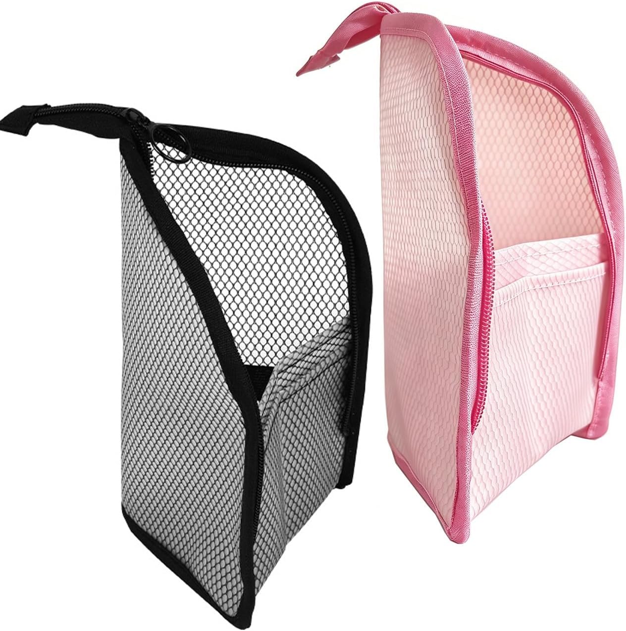 2Pack Standing Toiletry Bag, Travel Waterproof Bag, standing makeup bag