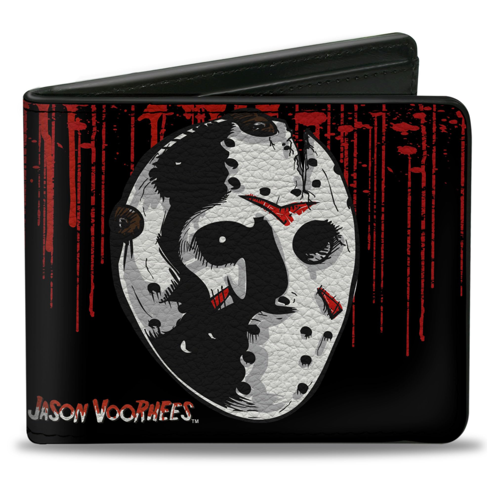 Buckle-Down Bifold Wallet Friday the 13th Jason, 4.0" x 3.5"