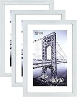 Vista 42 de VCK 8x10 Picture Frames - Black, Wide Border Solid Wood Frame, Display Photo in Horizontal and Vertical, for Home, Office, Gallery, Woodgrain