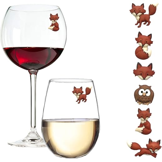 Simply Charmed Wine Glass Charms - Magnetic