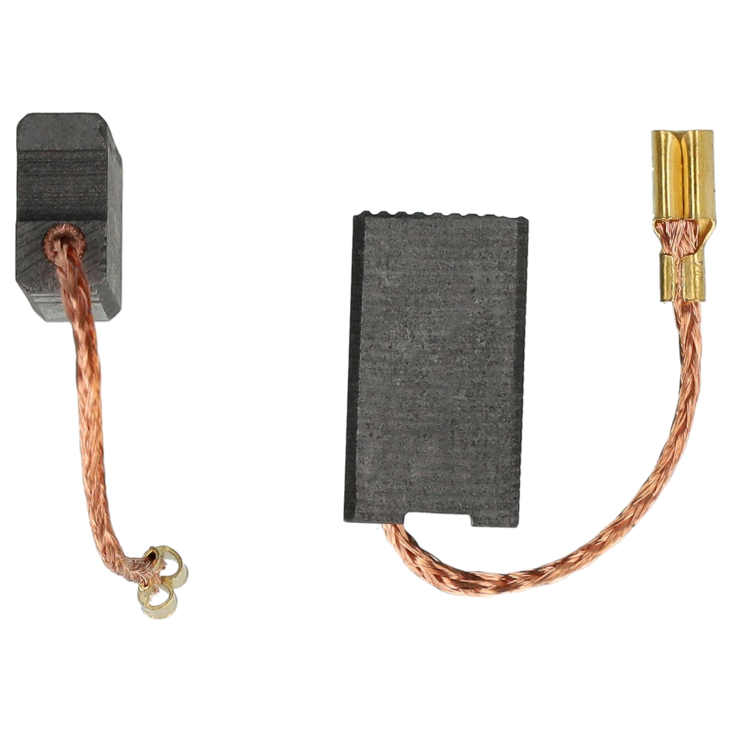 2 Paires Balais De Charbon Rechange VGOL Compatible AEG SB2E - 5x10x17mm Pour Outils Électriques
